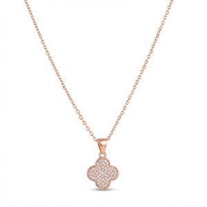 Cadena Van Cleef Bloom- Oro Goldfilled Rosa