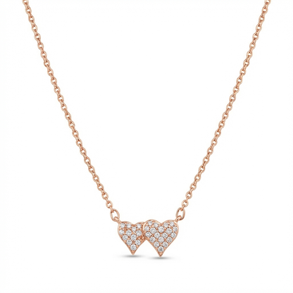 Cadena Twin Glow - Oro Goldfilled Rosa – Silver Ice 01