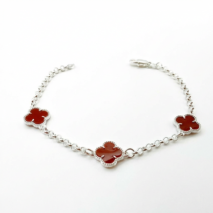 Pulsera Van Cleef Brown Plata 925 – Silver Ice 01