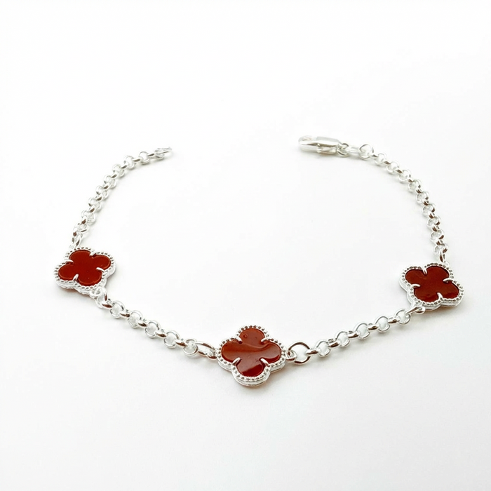 Pulsera Van Cleef Brown Plata 925 – Silver Ice 01