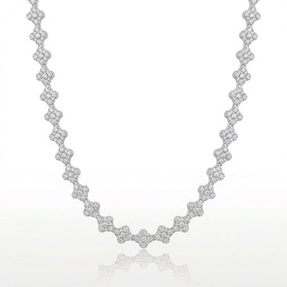 Collar Van Cleef micro circones – Silver Ice 01