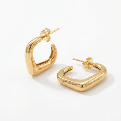 Aros Media Luna - Oro – Silver Ice 02