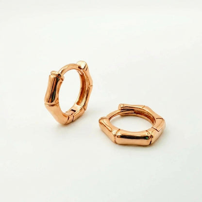 Aros Hexa - Oro Rosa – Silver Ice 02