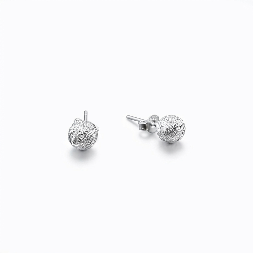 Aros Esfera Aurora - Plata 925 – Silver Ice 03