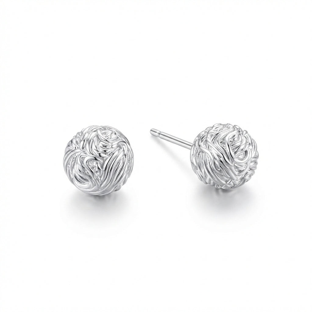 Aros Esfera Aurora - Plata 925 – Silver Ice 01