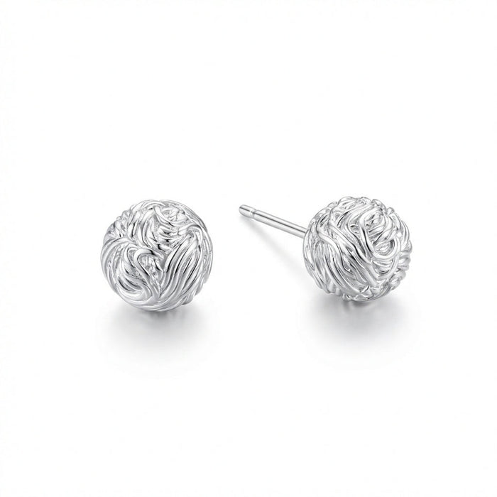 Aros Esfera Aurora - Plata 925 – Silver Ice 01