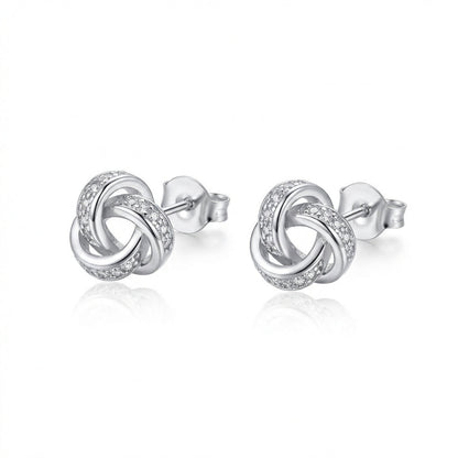 Aros Nudo Brillante - Plata 925 – Silver Ice 01