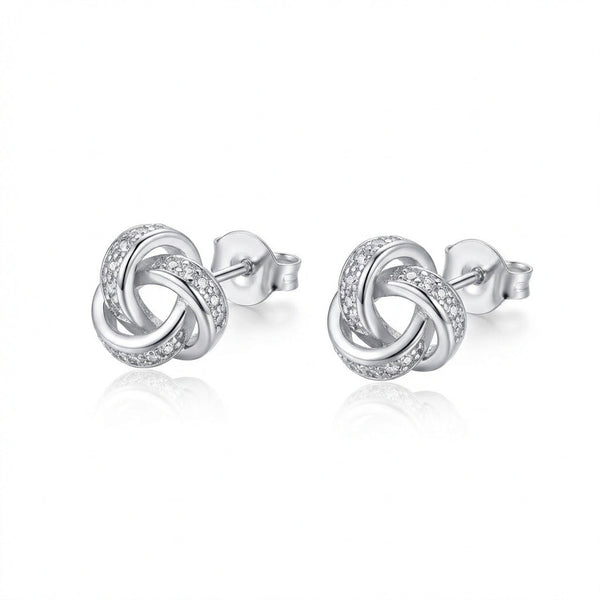 Aros Nudo Brillante - Plata 925 – Silver Ice 01