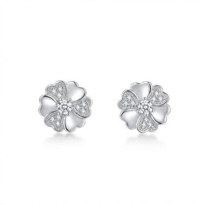 Aros Flor Pavé - Plata 925 – Silver Ice 01