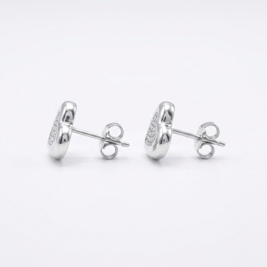 Aros Corazón Glam - Plata 925 – Silver Ice 02