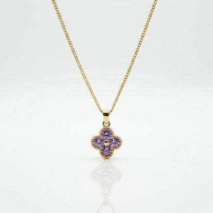 Cadena Florece Aurora Oro Goldfilled – Silver Ice 01