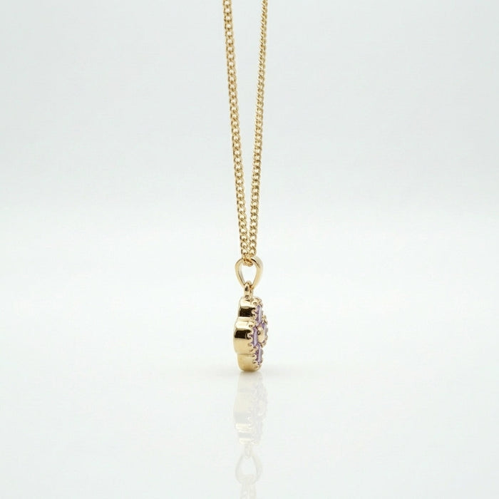 Cadena Florece Aurora Oro Goldfilled – Silver Ice 02