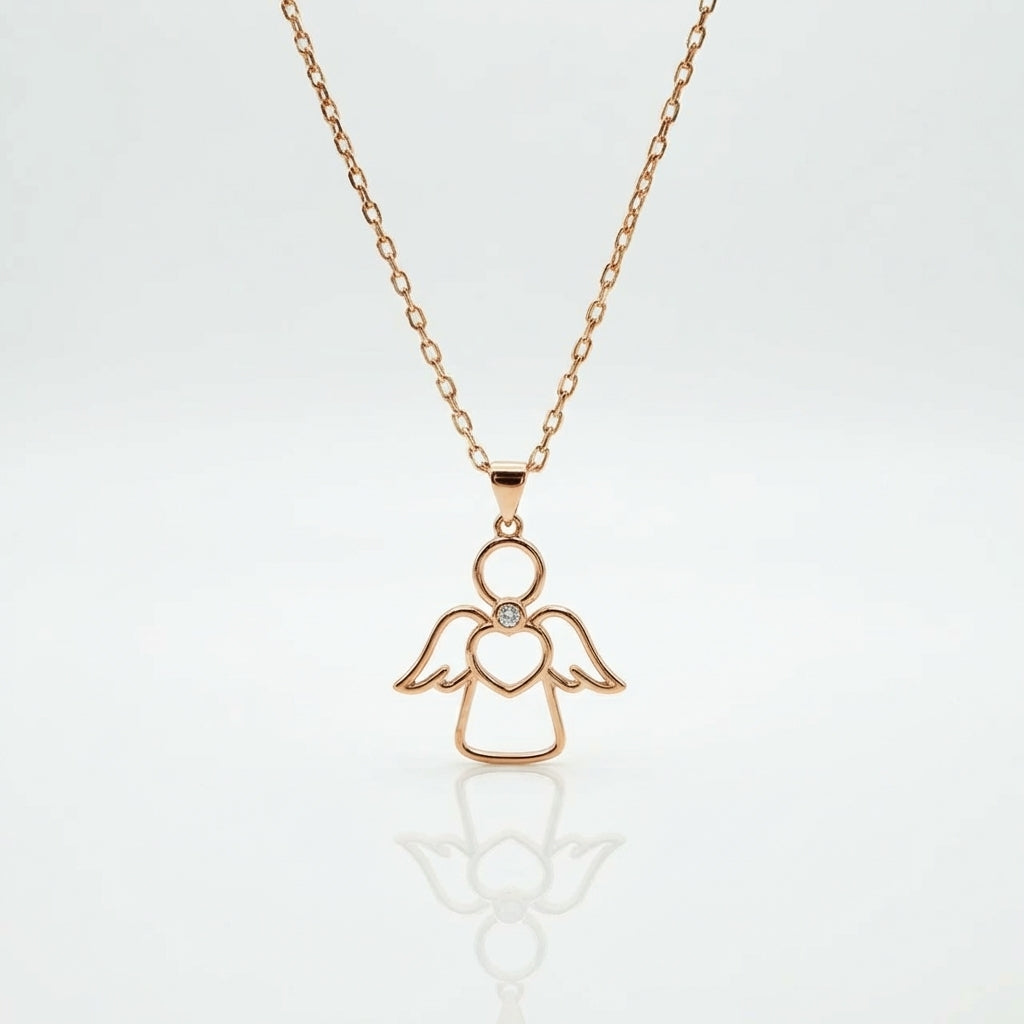 Cadena Ángel de Luz - Oro Goldfilled Rosa – Silver Ice 01