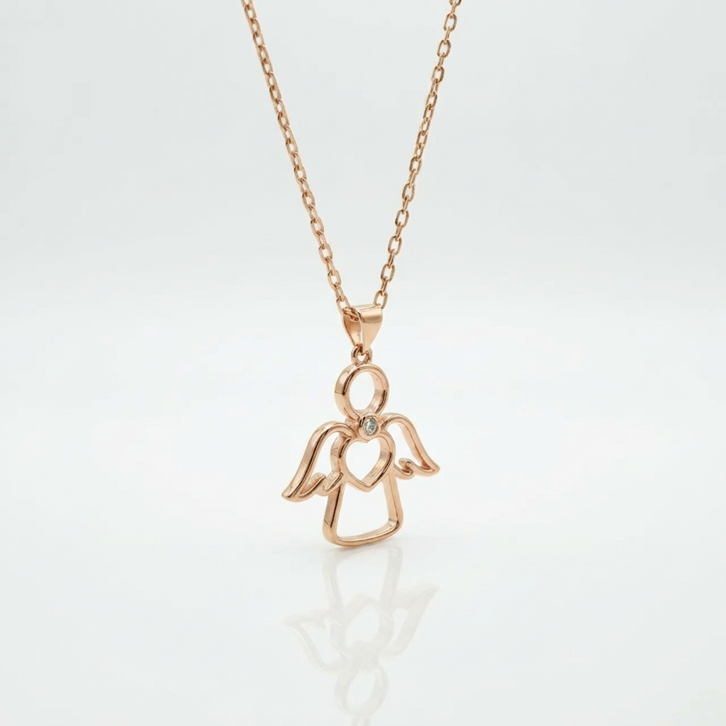 Cadena Ángel de Luz - Oro Goldfilled Rosa – Silver Ice 04