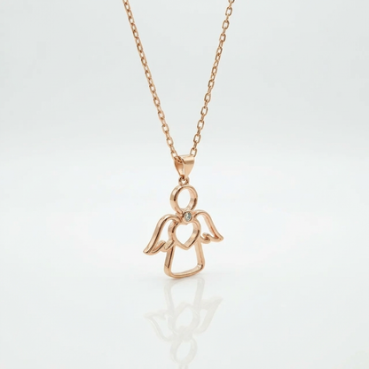 Cadena Ángel de Luz - Oro Goldfilled Rosa – Silver Ice 04