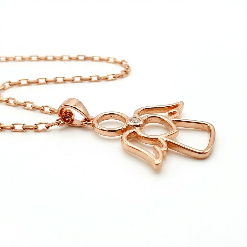 Cadena Ángel de Luz - Oro Goldfilled Rosa – Silver Ice 05