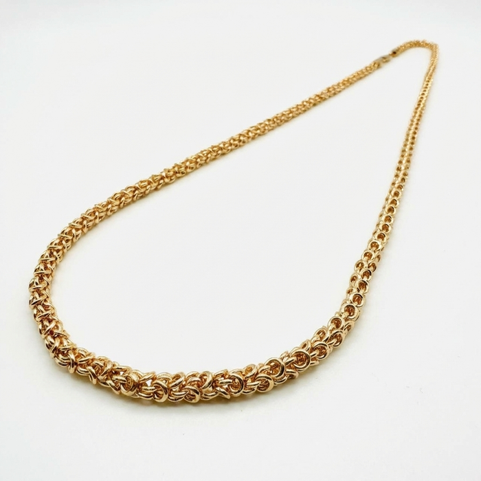 Cadena Camino del Inca Oro Goldfilled – 4 mm – Silver Ice 02