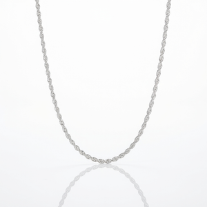 Cadena Turbillón Plata 925 - 4mm