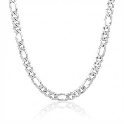 Cadena Fígaro - 8 mm – Silver Ice 01