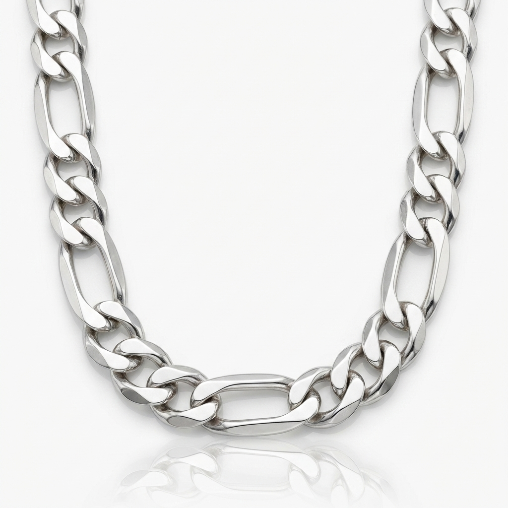 Cadena Fígaro - 10 mm – Silver Ice 01
