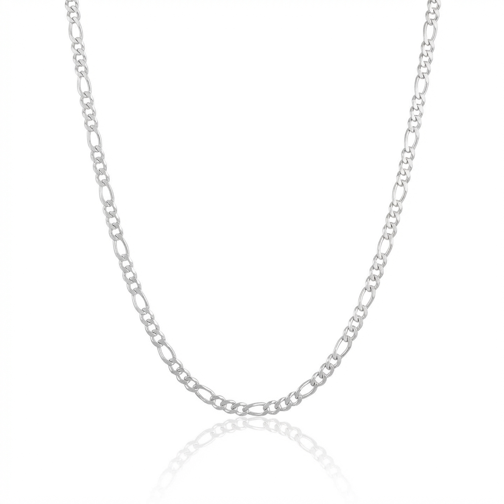 Cadena Fígaro - 4 mm – Silver Ice 01