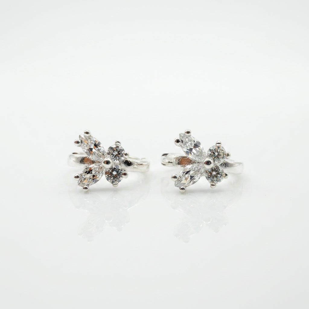Aros Shine Wings Plata 925 – Silver Ice 01