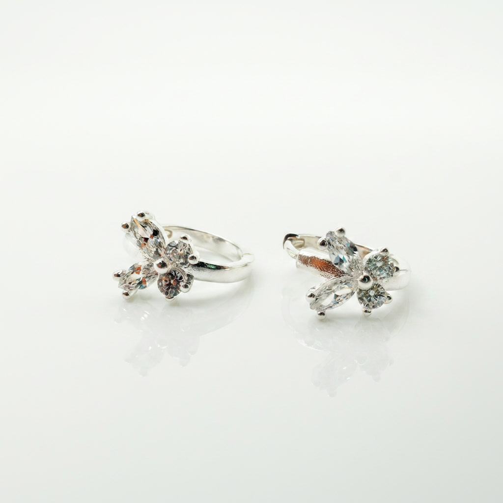 Aros Shine Wings Plata 925 – Silver Ice 02