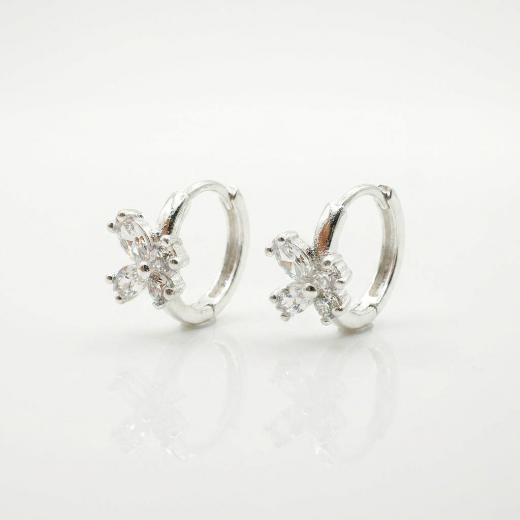 Aros Shine Wings Plata 925 – Silver Ice 03
