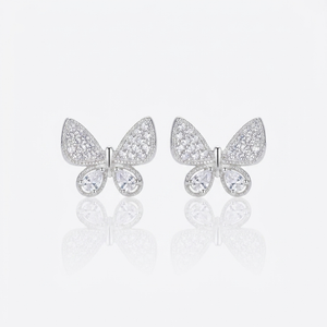 Aros Alas de luz Plata 925