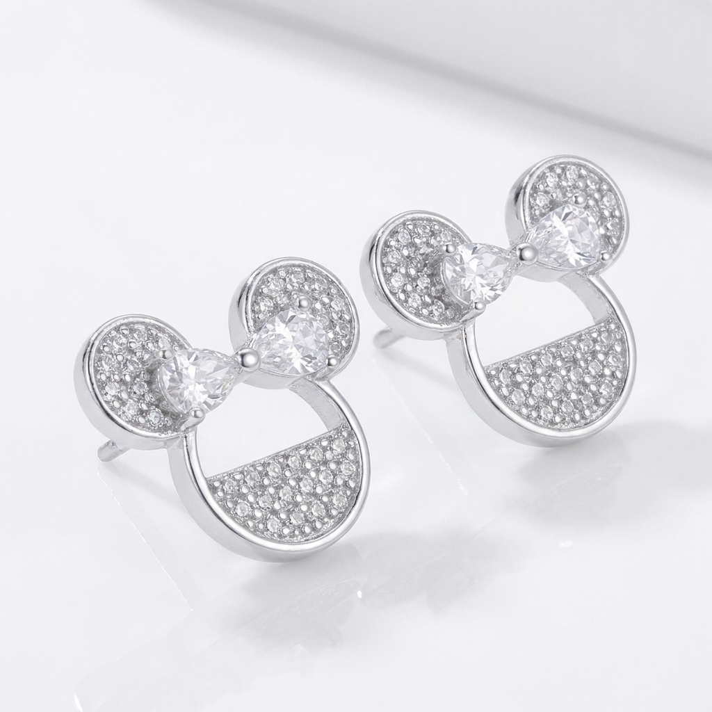 Aros Minnie Plata 925 – Silver Ice 02