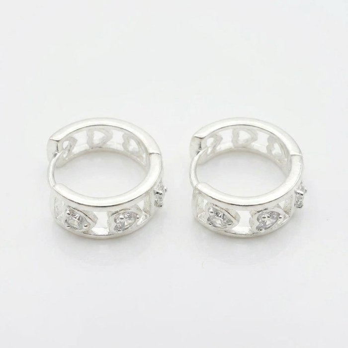 Aros Romance Plata 925 – Silver Ice 02
