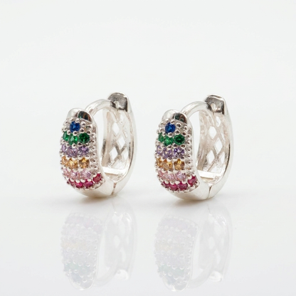 Aros Nébula Micro Circones Plata 925 – Silver Ice 04