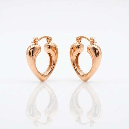 Aros Elipse Oro Goldfilled Rosa – Silver Ice 03