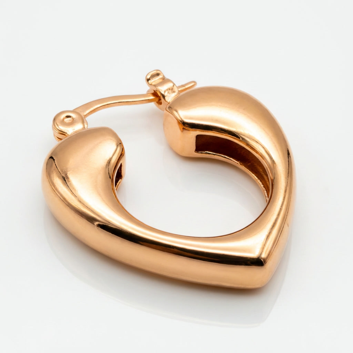 Aros Elipse Oro Goldfilled Rosa – Silver Ice 02