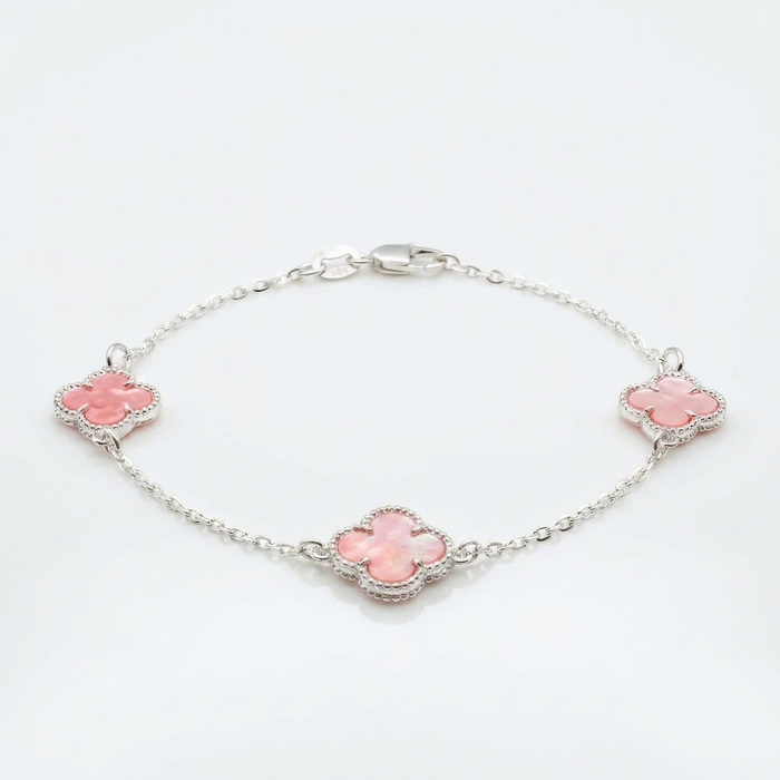 Pulsera Van Cleef Rosé Plata 925 – Silver Ice 01