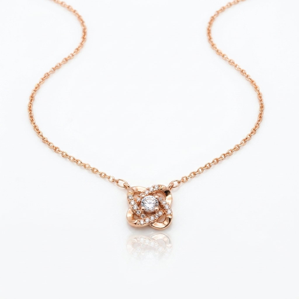 Cadena Alma Oro Goldfilled Rosa – Silver Ice 02