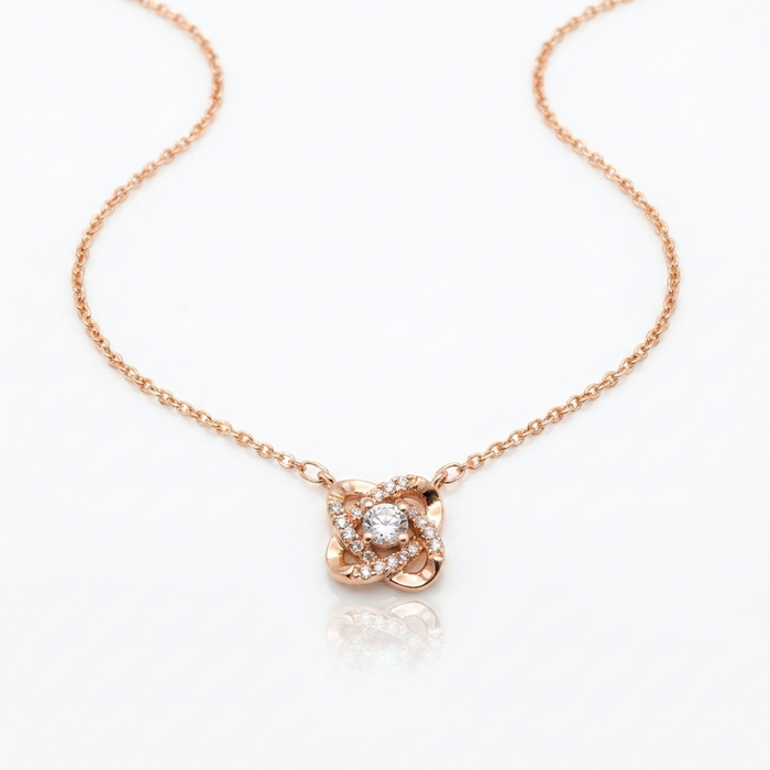 Cadena Alma Oro Goldfilled Rosa – Silver Ice 02