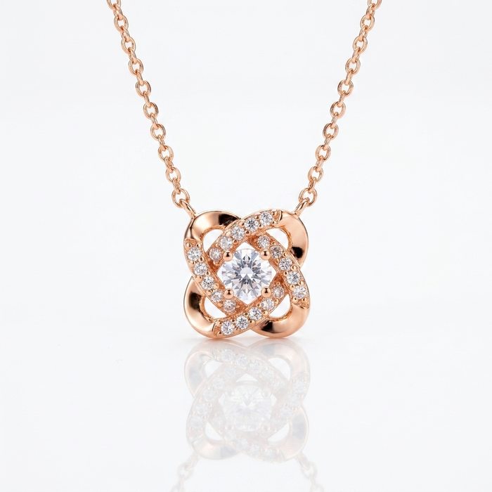 Cadena Alma Oro Goldfilled Rosa – Silver Ice 01