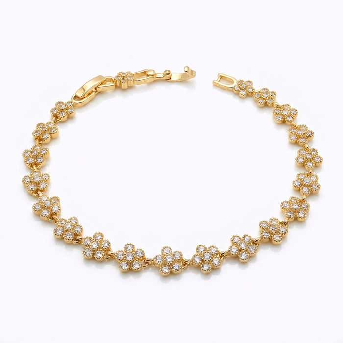 Pulsera Full Glow Oro Goldfilled – Silver Ice 01