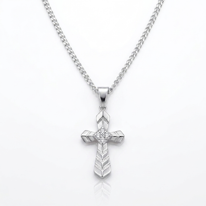 Cadena Cruz Imperial Plata 925 - 2mm – Silver Ice 01
