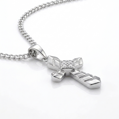 Cadena Cruz Imperial Plata 925 - 2mm – Silver Ice 02