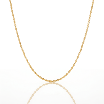 Cadena Turbillón Oro – 2 mm – Silver Ice 01