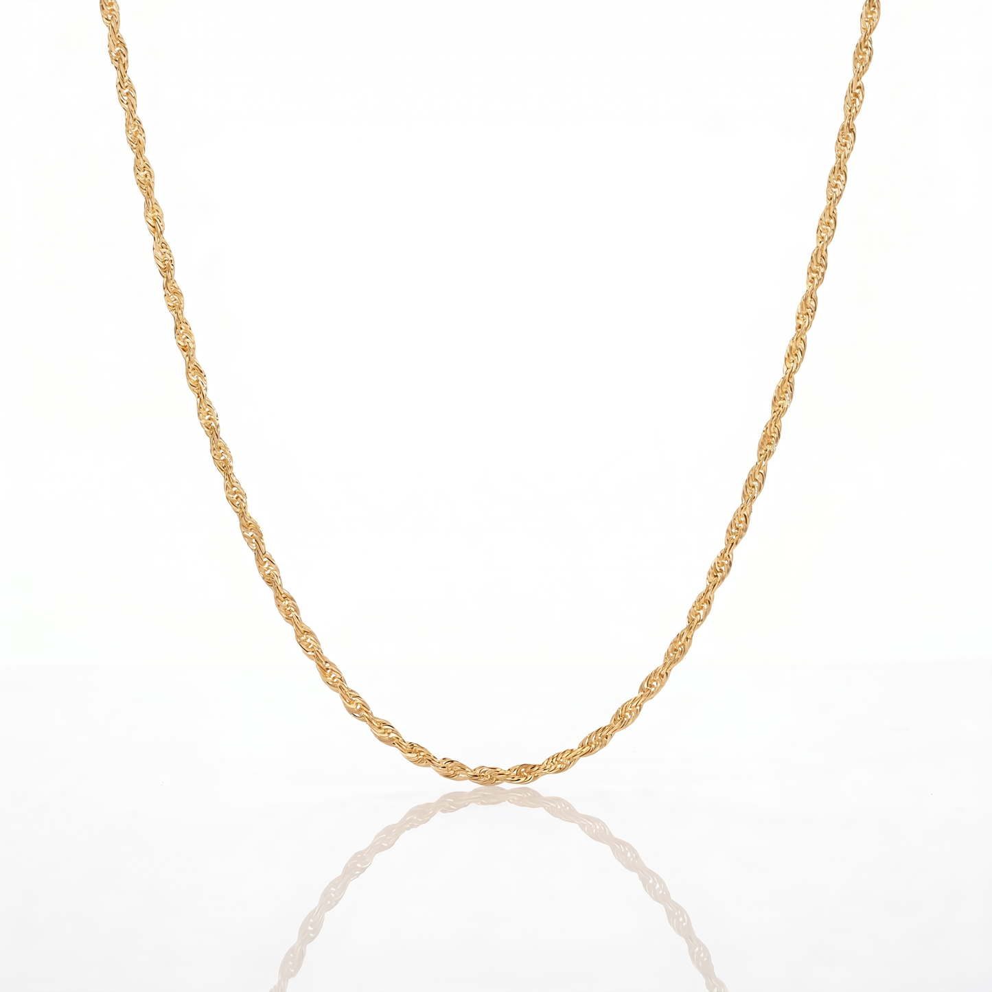 Cadena Turbillón Oro – 3 mm – Silver Ice 01