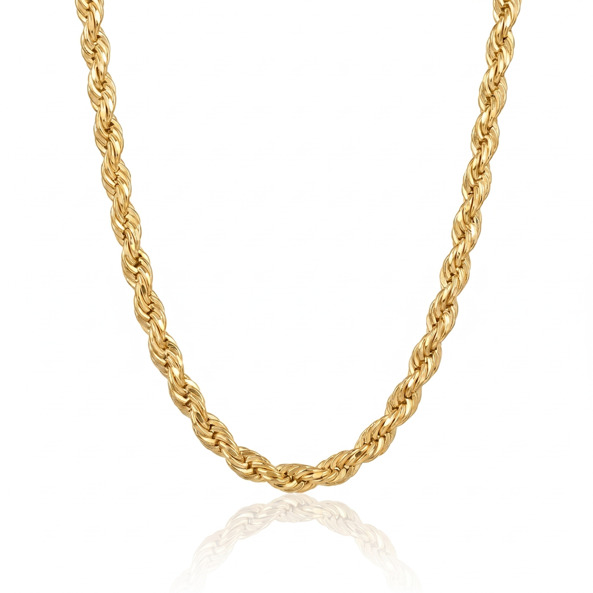 Cadena Turbillón Oro – 6 mm – Silver Ice 01