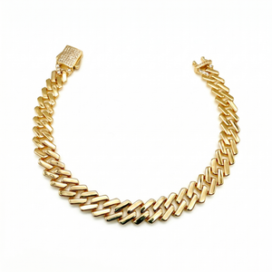 Pulsera Cubana Luxe - 8mm Oro Goldfilled