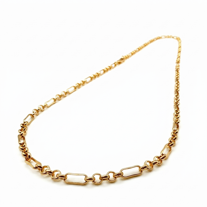 Cadena Rolo Facetada Oro Goldfilled – 3mm – Silver Ice 02