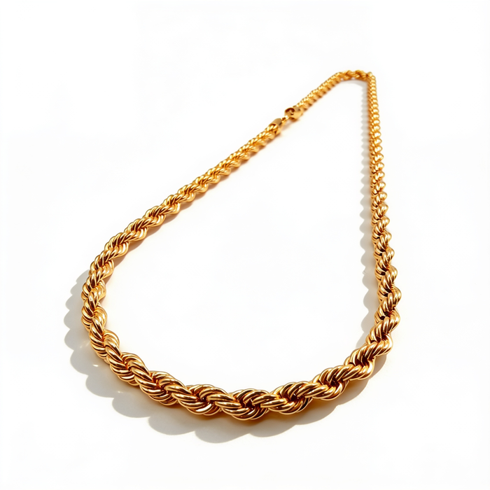 Cadena Turbillón Oro Goldfilled Rosa – 5.5mm
