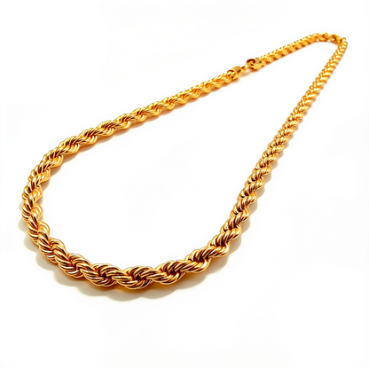 Cadena Turbillón Oro Goldfilled Rosa – 5.5mm