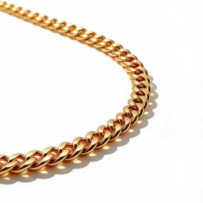 Cadena Cubana Oro Goldfilled Rosa – 3.5mm