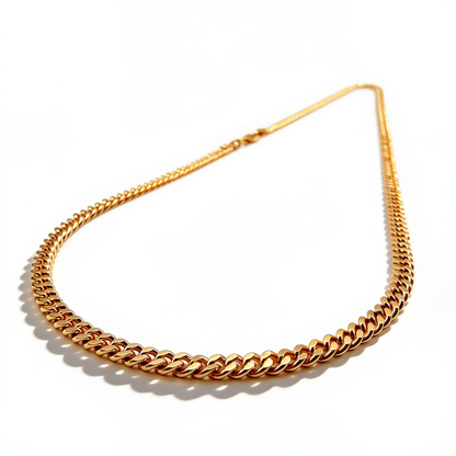 Cadena Cubana Oro Goldfilled Rosa – 3.5mm